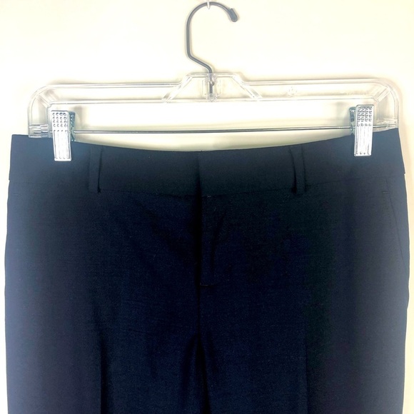 Banana Republic Navy blue  Martin trouser wool blend lined size 0S - Picture 2 of 11